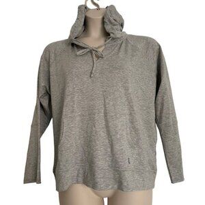 Johnny Was Calme Large Easy Pullover Hoodie Women’s Gray Soft Stretchy $198